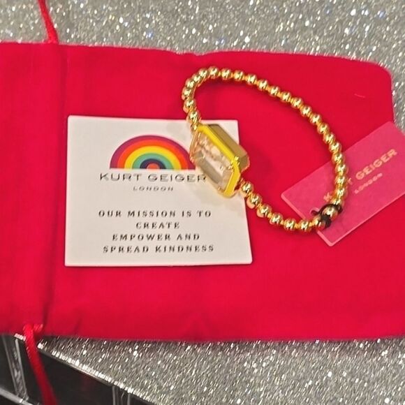Kurt Geiger London Love Stretch Bracelet - Picture 8 of 9